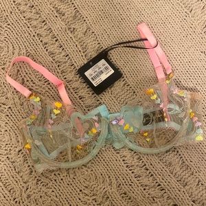 Honey Birdette Candy Bra Aquamarine